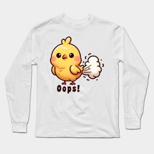 Cute chicks also fart! Long Sleeve T-Shirt